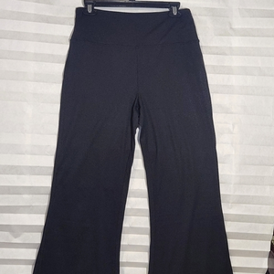 Cato Wide‎ Leg Bootcut Yoga Workout Activewear Pants Size M Waist 14" EUC Black